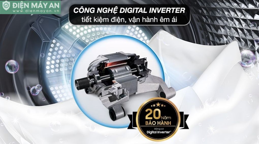 Máy giặt Samsung Inverter 21 kg WA80F21B9BSV